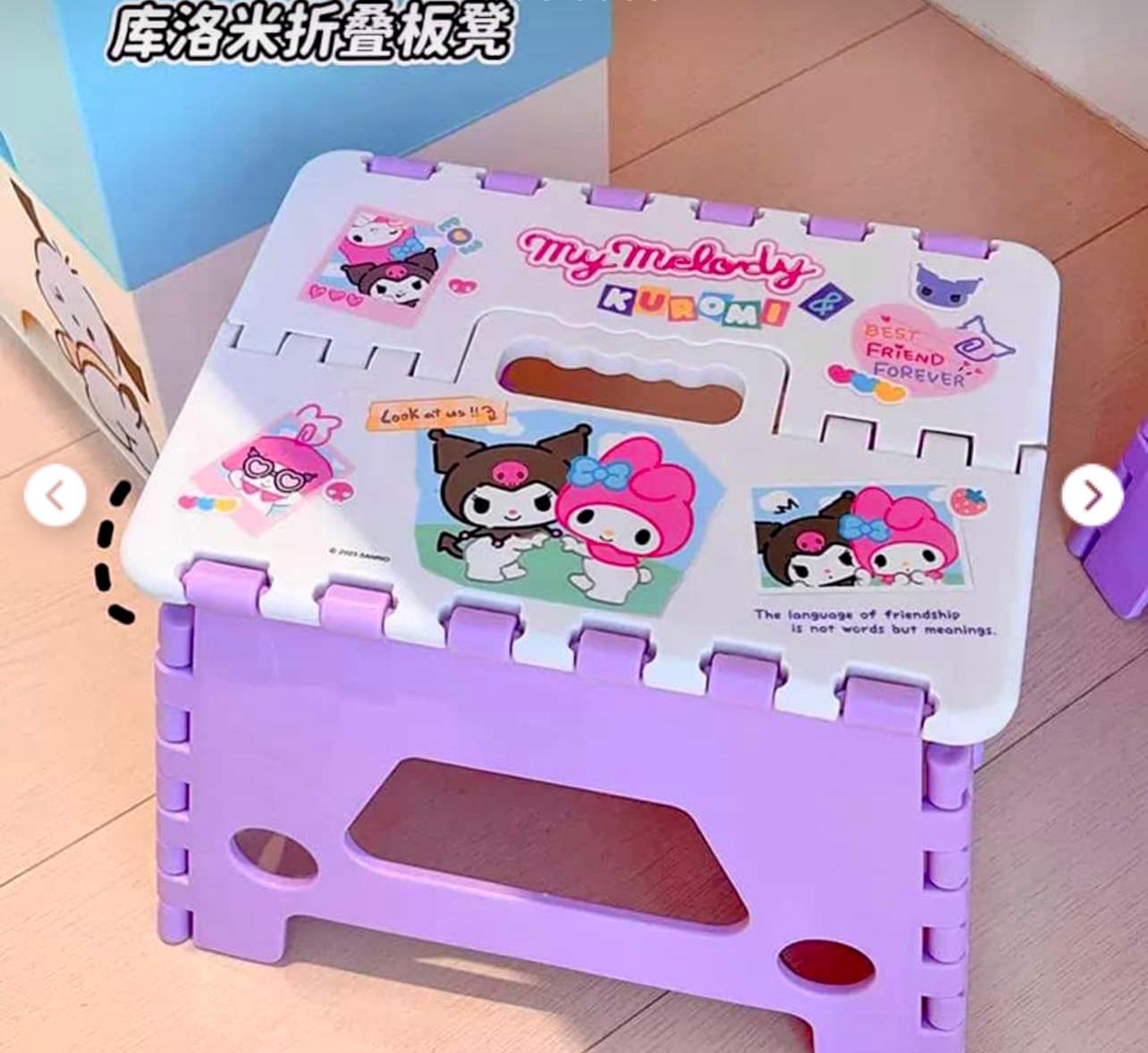 Hermosas sillas plegables SANRIO para niños