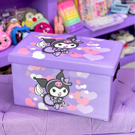 Puf organizador con motivo de Hello kitty