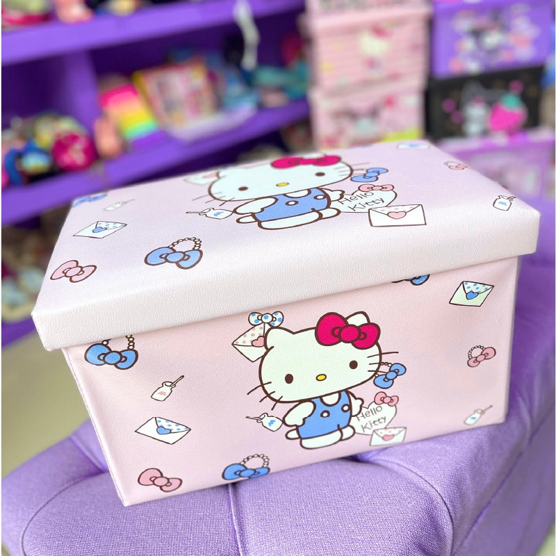 Puf organizador con motivo de Hello kitty