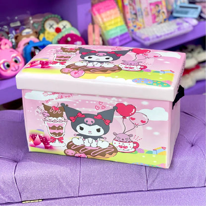 Puf organizador con motivo de Hello kitty