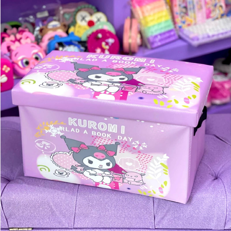 Puf organizador con motivo de Hello kitty