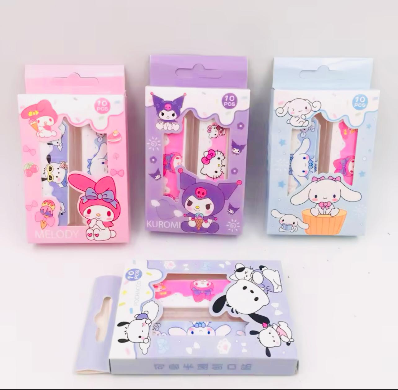 Paquete Curitas de Sanrio x 10